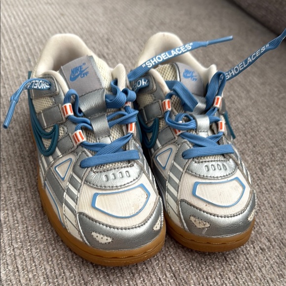 Size 10 toddler Nike Rubber Dunk Off-White University Blue